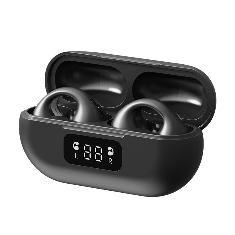 Caris H11 Bluetooth ヘッドセット イヤークリップ型骨伝導 Bluetooth 5.4 パワーディスプレイ超長バッテリー寿命ヘッドセット卸売|undefined