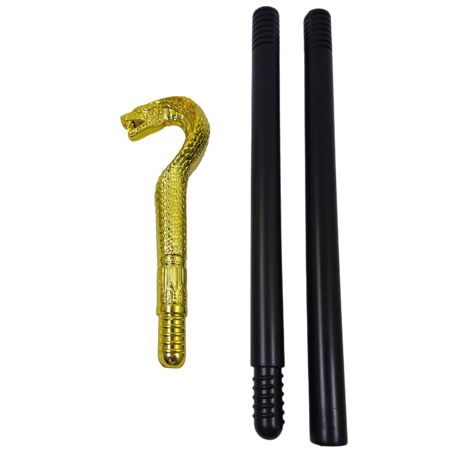 Juego de rol para niños Halloween Nuevos accesorios de juguete navideños extraños Cetro de cabeza de serpiente Scepter