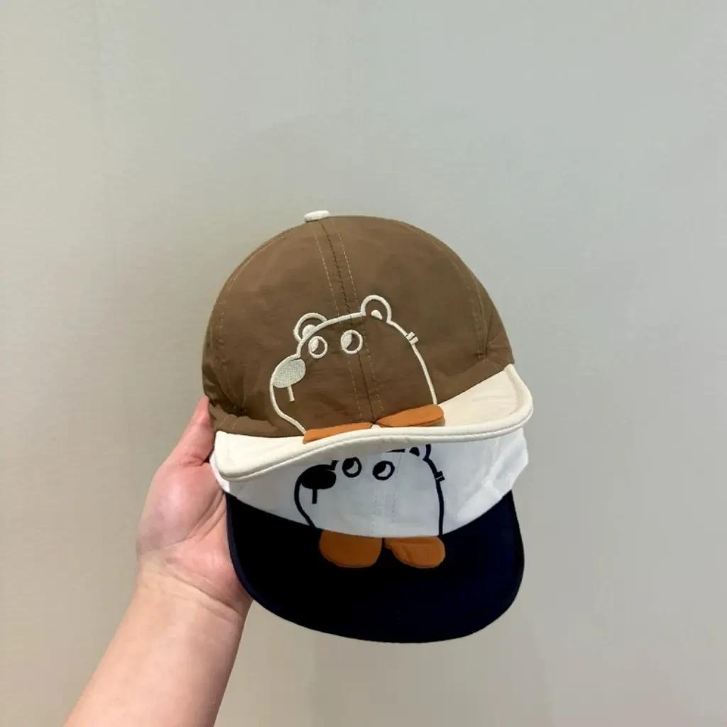 Sombreros para bebés primavera y verano gorra delgada gorra de lengua de pato para bebés y bebés gorra de protección solar de secado rápido gorra de béisbol para hombres y mujeres