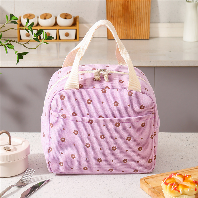 Bolsa de aislamiento térmico portátil de gran capacidad, bolsa de almuerzo, bolsa de almuerzo