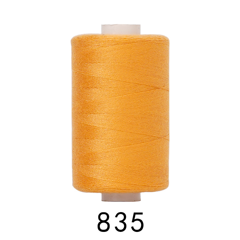 1000 yardas de hilo de poliéster de alta velocidad combinación de colores hogar hilo de coser mano hilo pequeño hilo fino dos hilos 402 hilo de coser