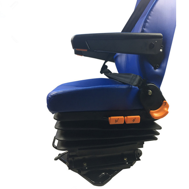 Ambulancia asiento médico 360 ° asiento del conductor giratorio asiento del cinturón de seguridad de tres puntos asiento de la locomotora del metro