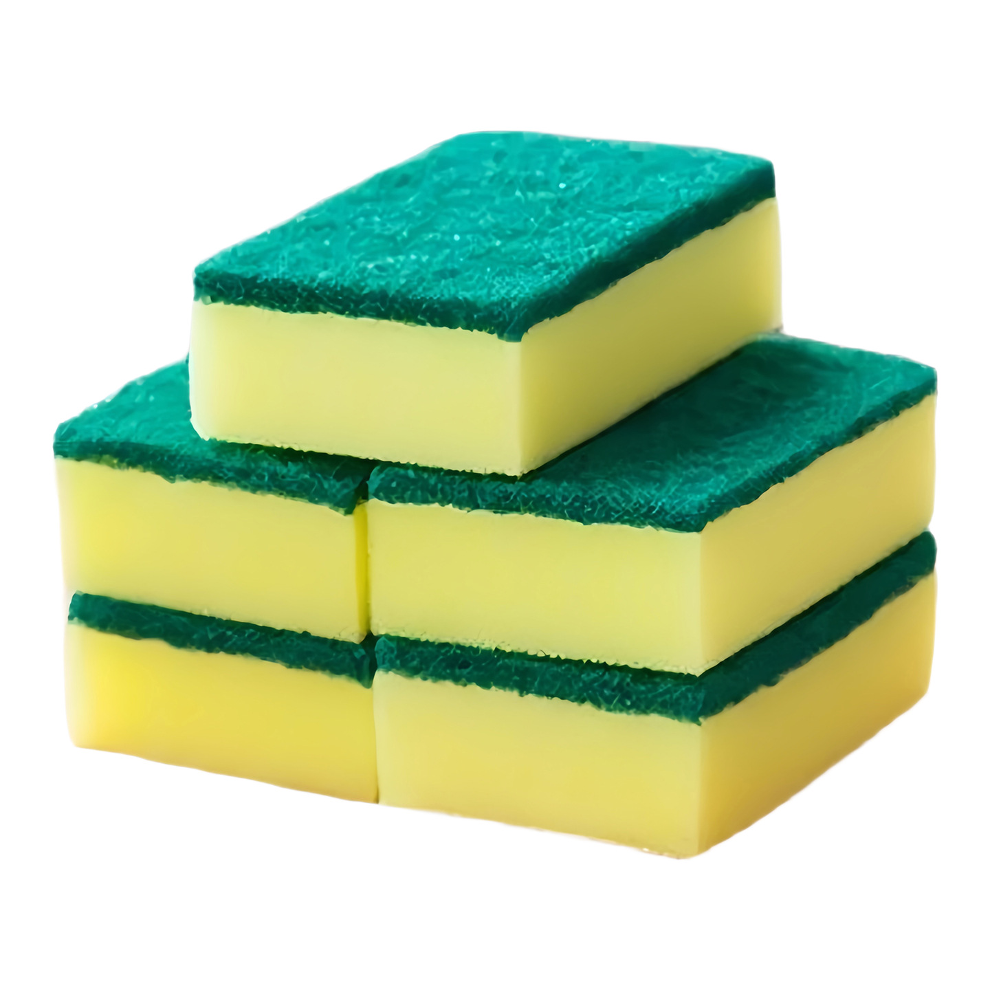 Bloqueo de esponja de lavado de platos, tela de limpieza de cocina, artefacto de limpieza de doble cara, tela de cepillo de platos gruesa, esponja mágica para limpiar la olla