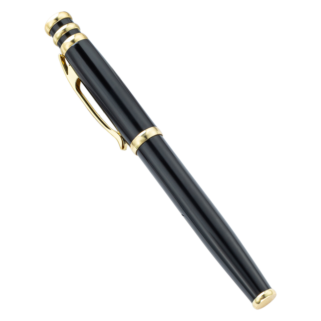 Nuevo pluma de firma de metal mayorista creativa de negocios de oficina pluma de bolas de agua imprimible logo publicitaria pluma de regalo