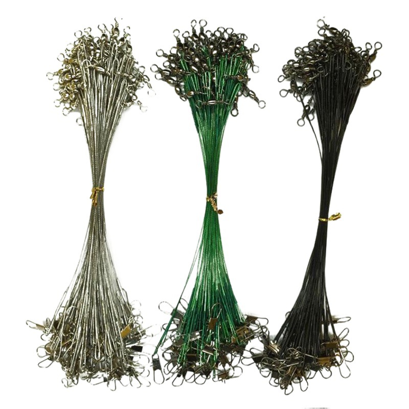 Anillo en Forma de Ocho de Acero para Pesca, Anti-mordidas y Anti-rotura, Accesorios de Pesca, Línea Principal, Línea de Pesca