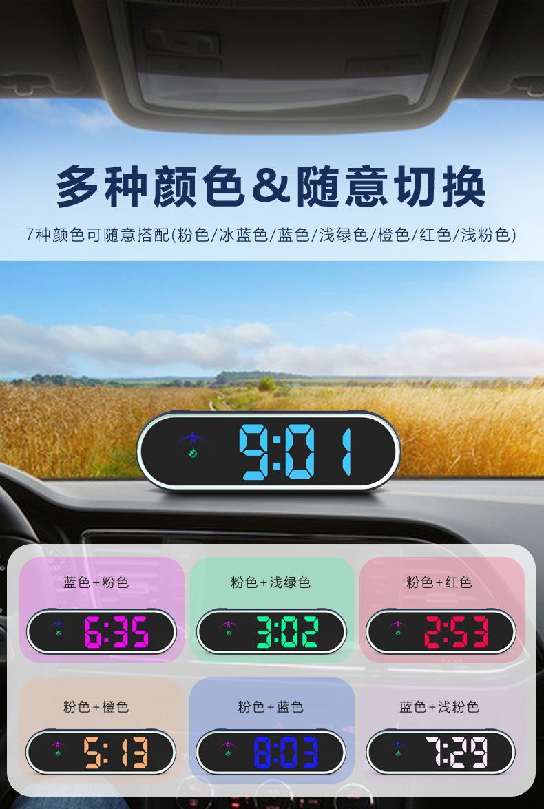 Car-mounted electronic dog head-up display with voice broadcast and Beidou car warning system