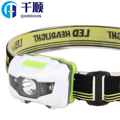 Cross-border outdoor LED night fishing mini rechargeable head-mounted fishing headlamp ultra bright ultra light