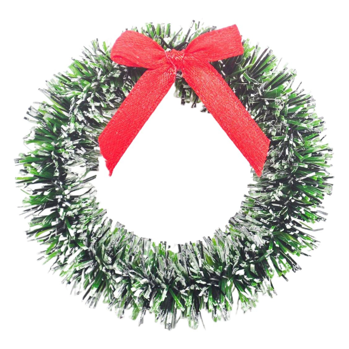 Jiaxin Рождественский Венок Висит Мини Джамбо Кольцо Пластиковый Тенге Моделирование Маленький Венок Трава Кольцо Дверное Кольцо Украшение Оптом