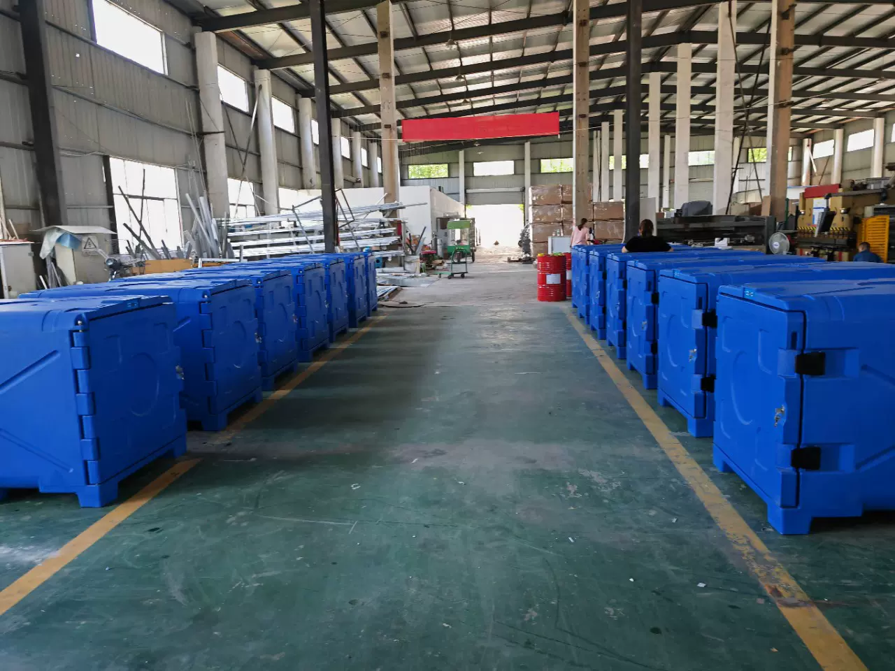 专业生产滚塑保温箱冷链箱 耐用可重复使用冷藏运输 冷链周转箱