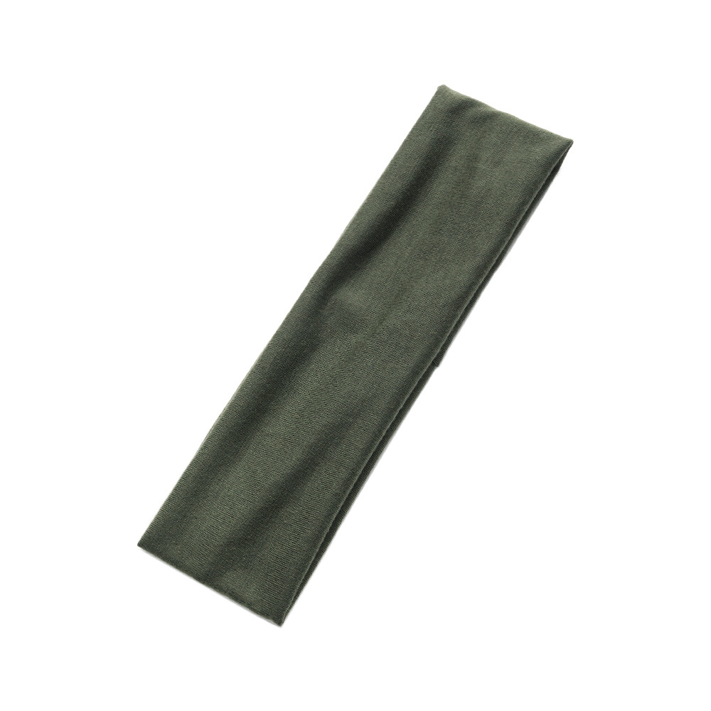 Europa y los Estados Unidos de 6 cm de ancho básico simple de color sólido correa de cabello de yoga para correr anti-transpiración banda de cabello para hombres y mujeres