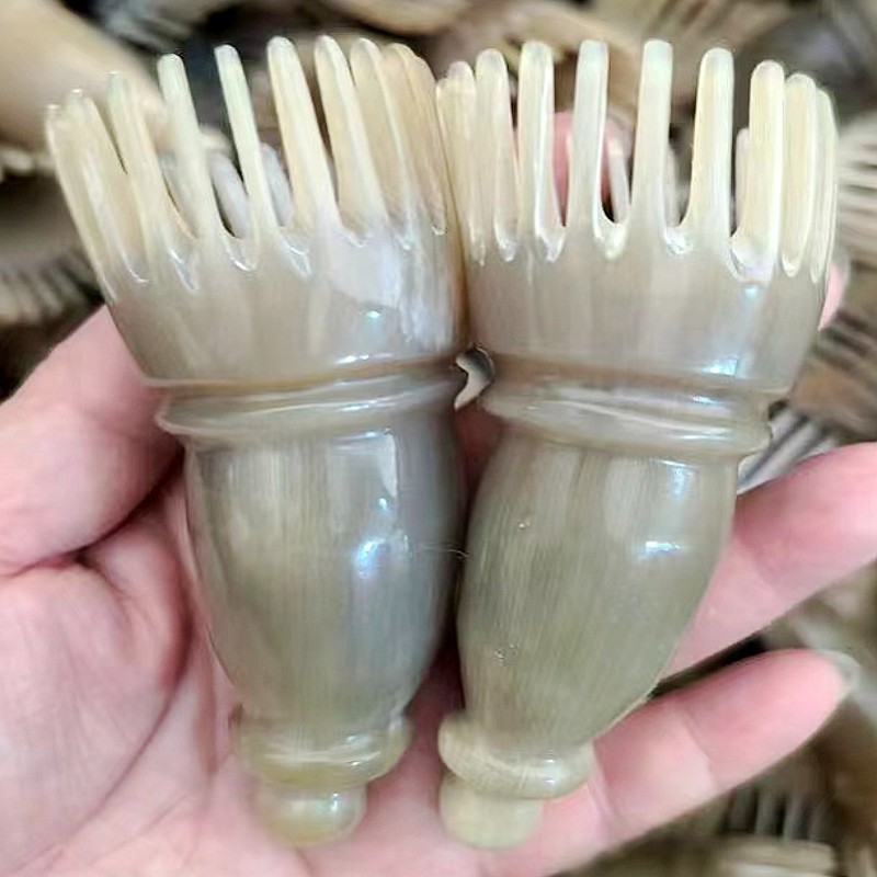 고운 아라한 모양의 미세한 이빨