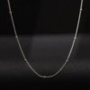 Round snake chain beads-steel color
