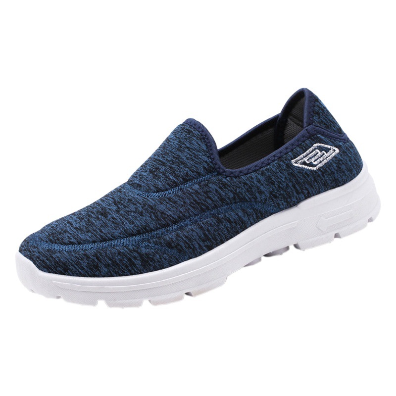 Zapatos mujer verano pareja zapatos de tela suela suave más tamaño suela gruesa zapatos deportivos transpirables zapatos casuales zapatos para caminar de mediana edad y ancianos