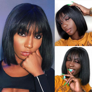 �羳�F؛�W���ٰl�C�Ʋ����^bob wig���˼ٰlȫ�^��human hair