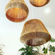 Japanese Style Quiet Style Vintage Chandelier Creative Bedroom Living Room Homestay Hotel Restaurant Hand-woven Hemp Rope Lamps