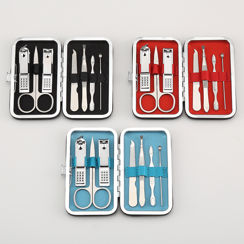 Factory direct 7-piece beauty set nail clippers suit nail tools suit pedicure nail art