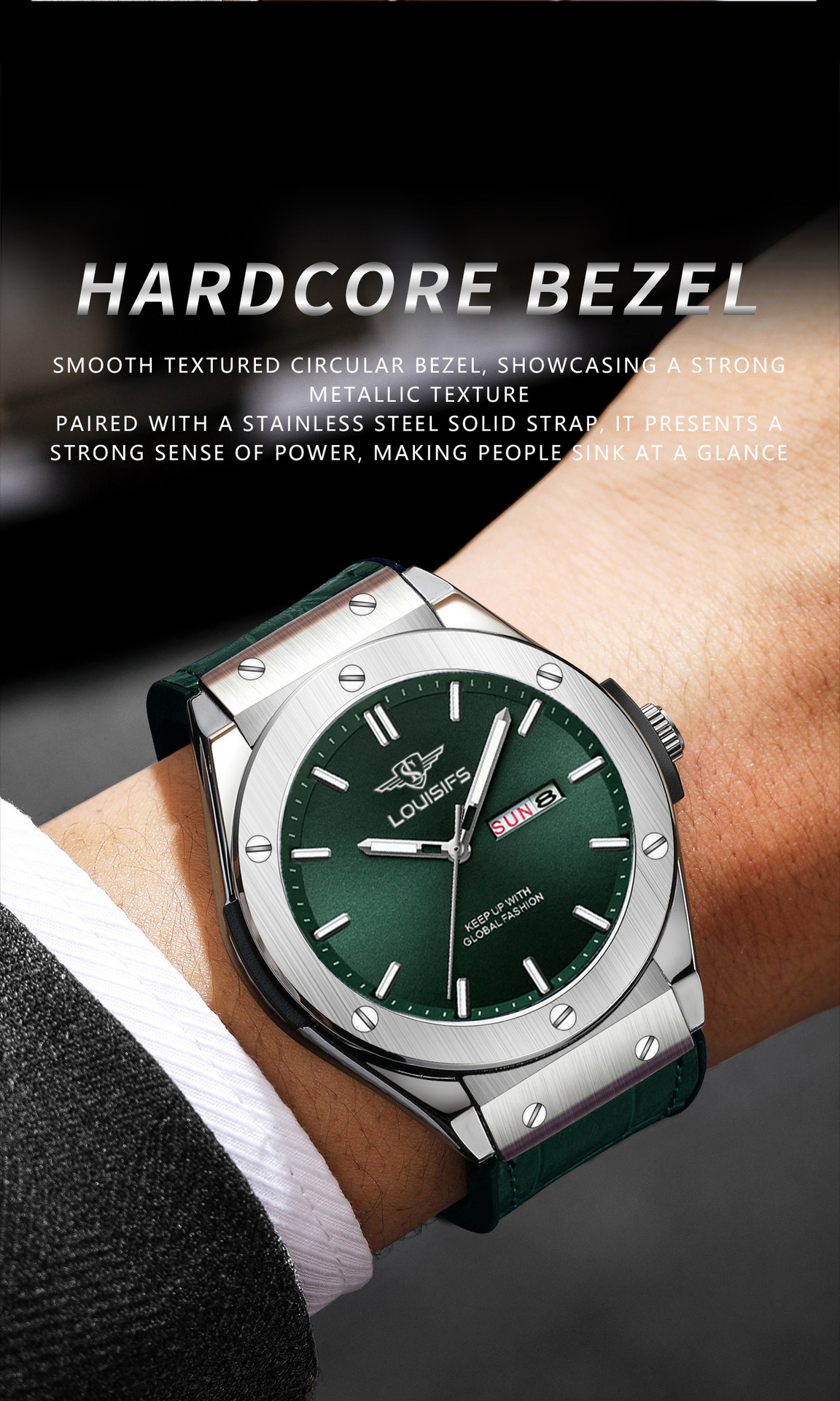 Men's Mechanical Watch Yubo Series Automatic Waterproof Fashion_voghion.com