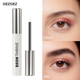 跨境TK爆品浓密纤长透明无色眉毛打底液Eyebrow care solution