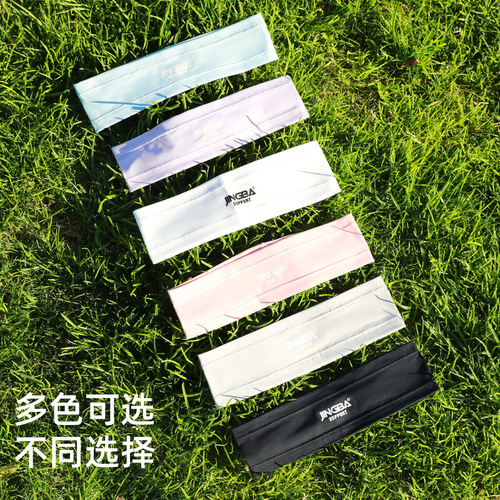 JINGBA Headband Outdoor Running Mountaineering Tennis Sports Ice Silk Hairband Women Yoga Fitness Factory Wholesale