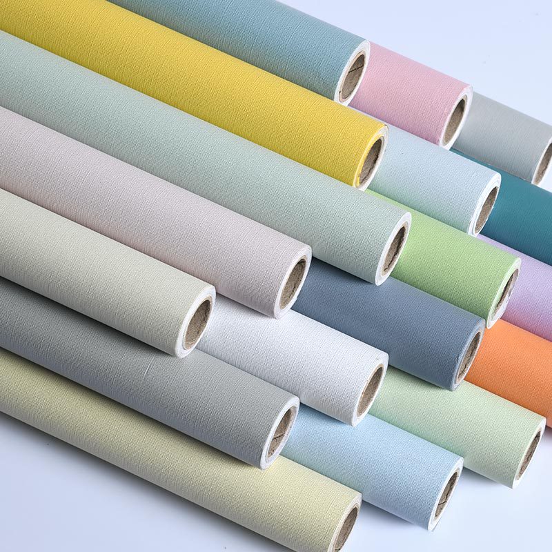 Bedroom wallpaper self-adhesive room home decoration pvc wall sticker macaron living room instant sticker wallpaper sticker wallpaper