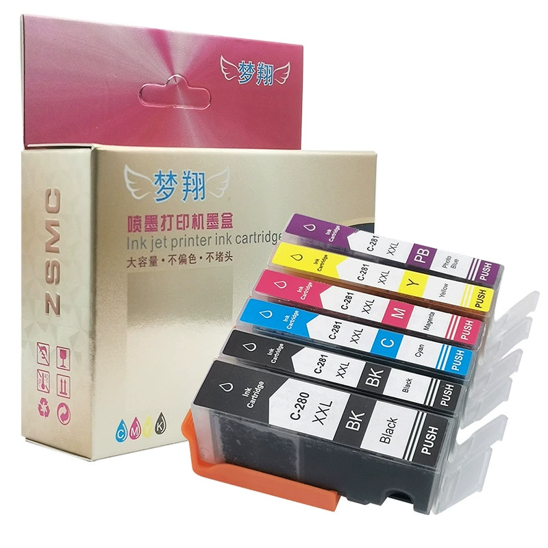 Compatible with Canon PGI-280 Cli-281 TR7520 TR8520 TR8620 printer ink box