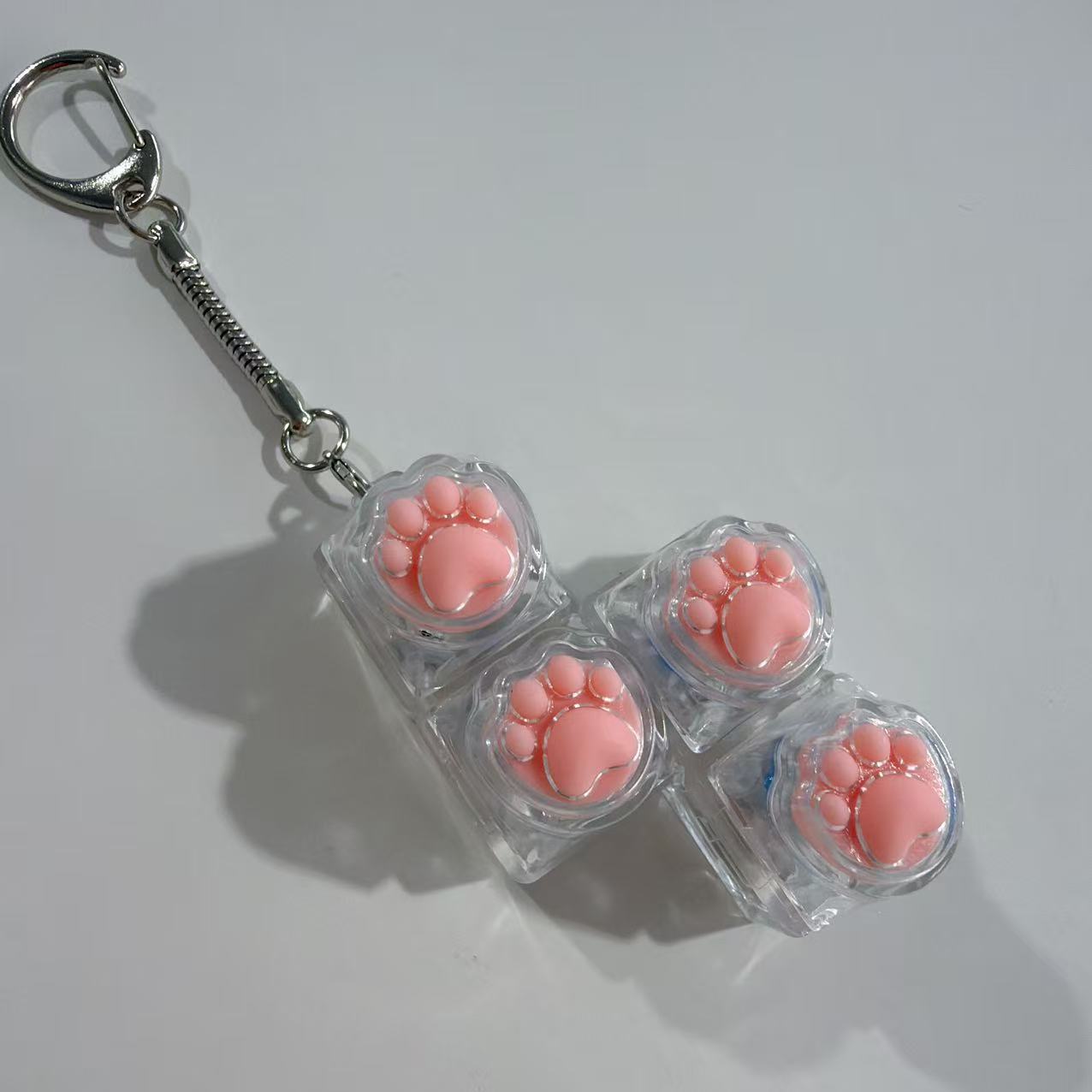 Z-shaped transparent shell-silicone transparent cat claws