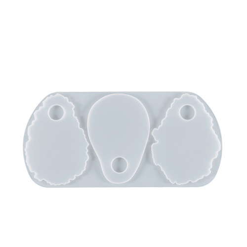Poppy DIY Crystal Glue Palette Mold Irregular Makeup Hand Tray Art Palette Silicone Mold
