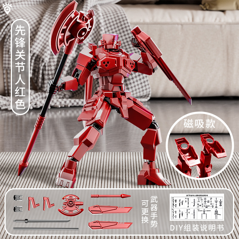 Juguete de modelo multiarticulable multi-mórfico transfronterizo ángel articulado humano descomprimido robot de quinta generación