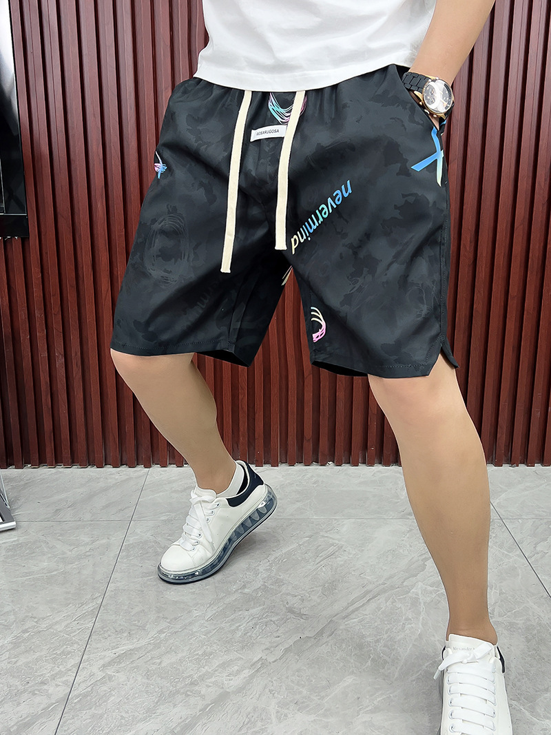 Sneldrogende hardloopshorts voor heren van 12,7 cm (5 inch) - Ademende sportshorts met trekkoord voor de sportschool en het strand._voghion.com