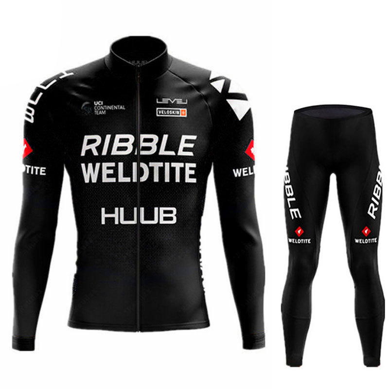 クロスボーダー専用huub騎手服長袖スーツ男性マウンテンバイク自転車服道路騎手装備卸売り