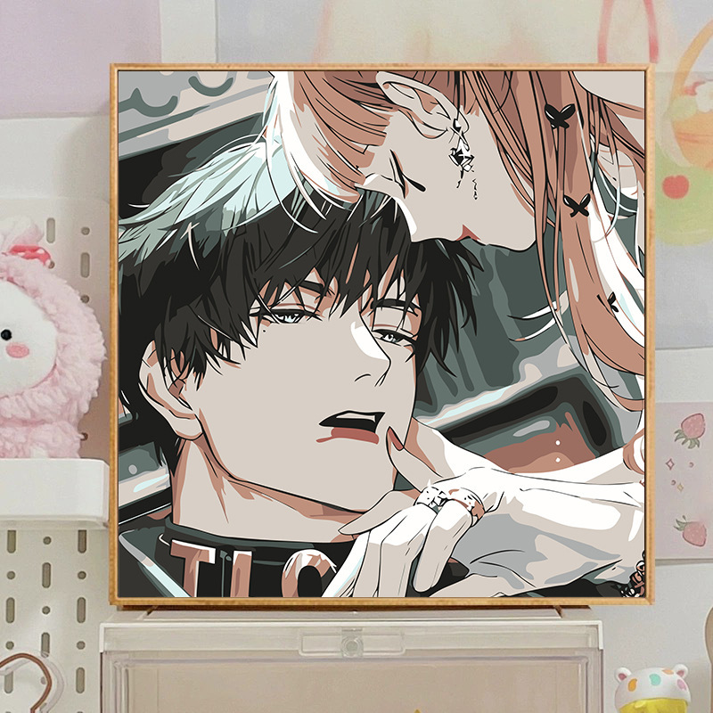 ズートピア diy デジタル油絵手描き着色ジュディニック周辺アクリル油絵メーカー卸売|undefined