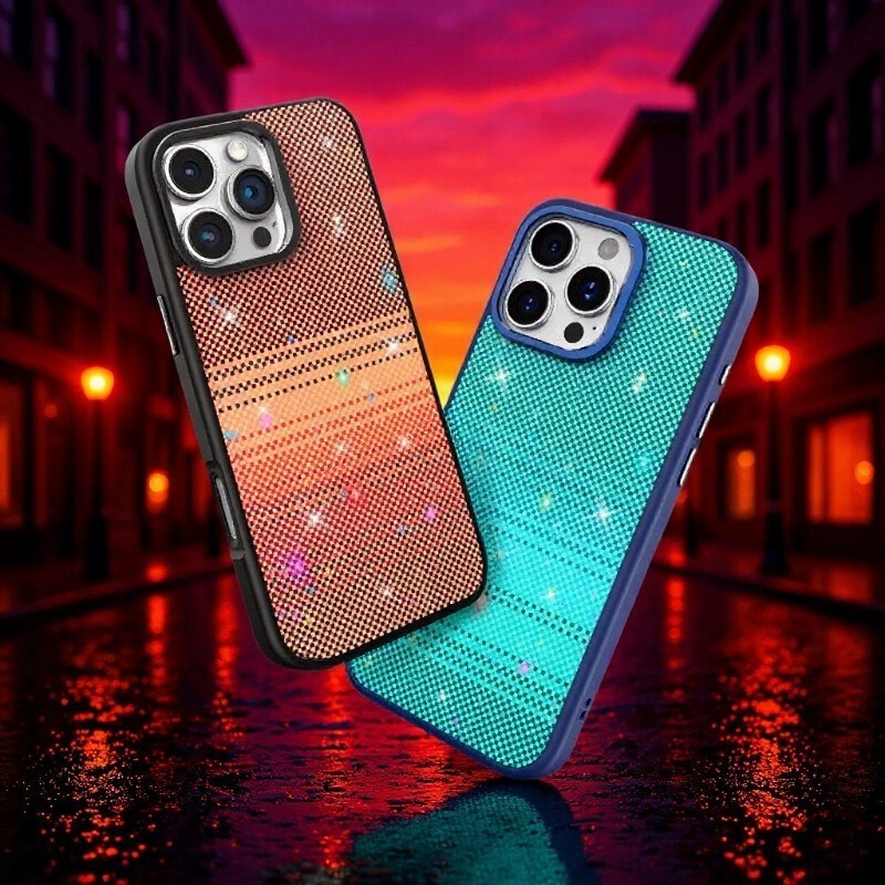 Soft Shell Anti-Fall Protective Case Suitable for Apple 17 Smart Luminous Phone Case Nfc Light-Up 16Pro Phone Protective Case with a High-End Feel