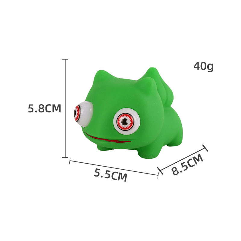 Explosión transfronteriza de dibujos animados ojos estallidos animales ojos apretando muñecas para descomprimir pellizcar