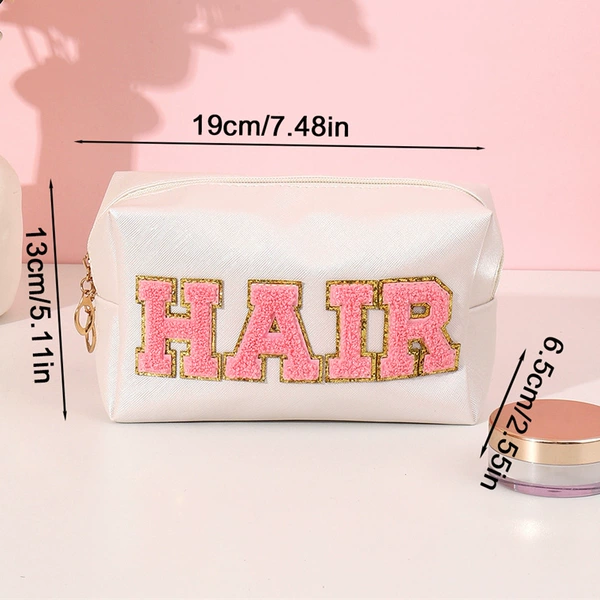 White (pink hair)