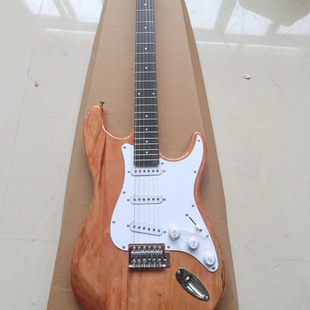 Yuanmu color sT electric guitar imported head imported red incense xylophone body white copper wire fully closed string button