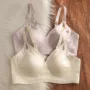 女士无痕缎面支撑胸罩