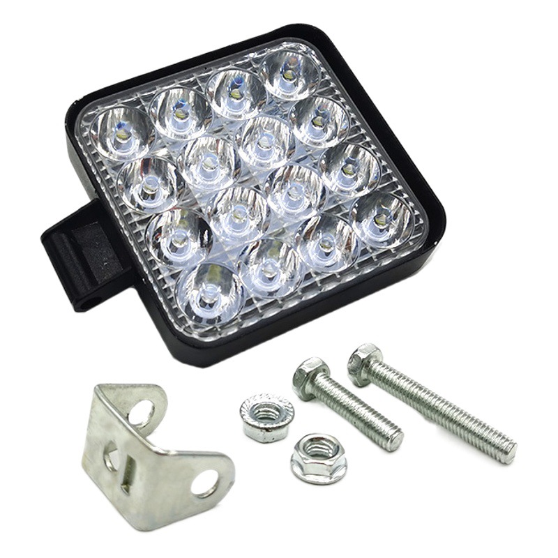 Coche transfronterizo LED lámpara de trabajo FARO mini lámpara de ingeniería 16 lámpara 12V24V lámpara de camión