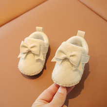 秋季一岁女宝宝学步鞋软底新款3-6-12月婴儿鞋子春秋婴幼儿公主鞋