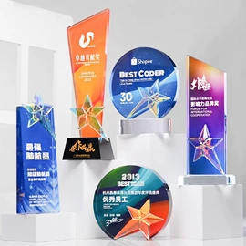 水晶工艺品;奖杯;树脂工艺品