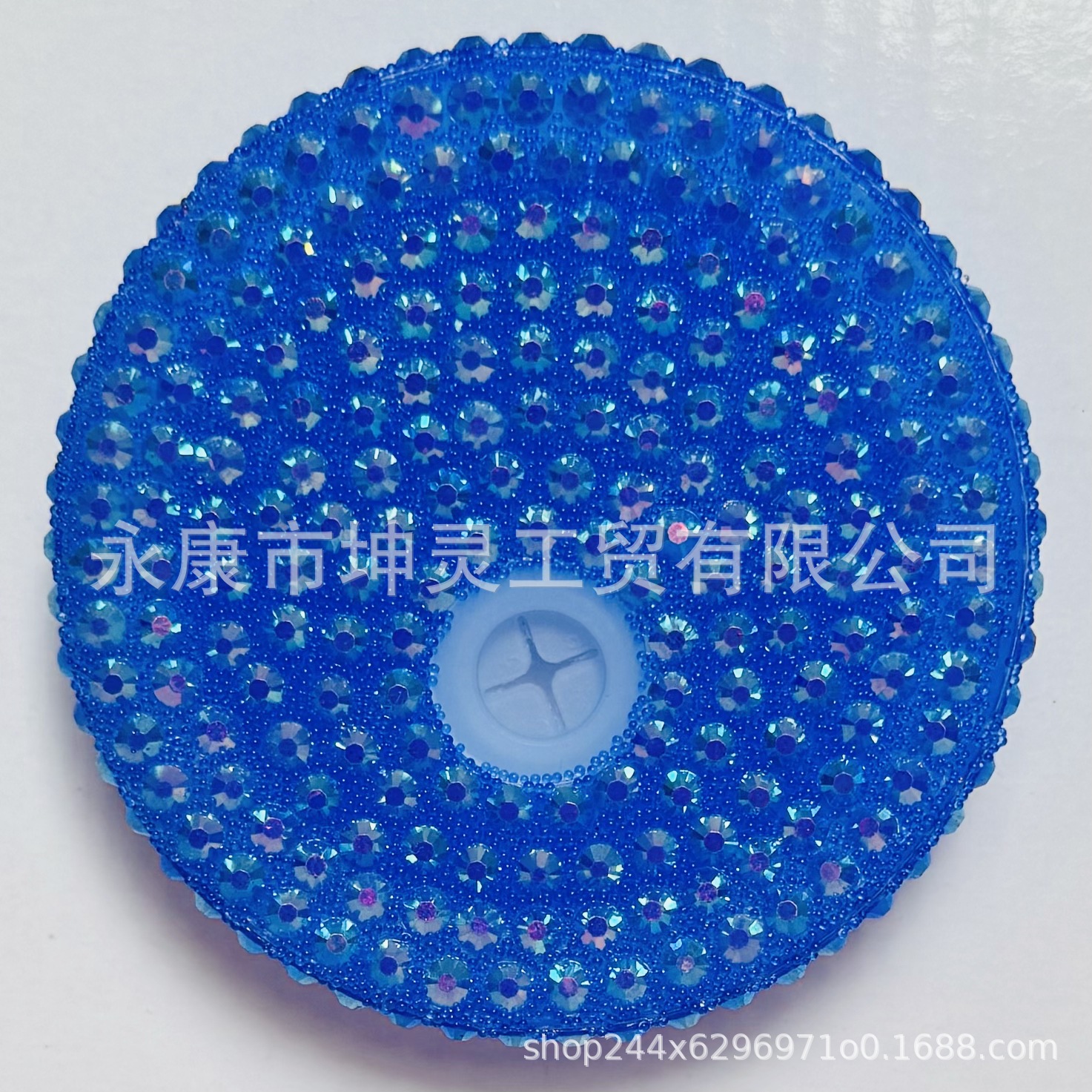 진한 파란색 화려한