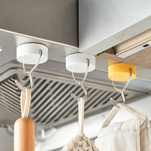 厨房挂钩磁铁卫生间冰箱免打孔吸铁石强力磁吸无痕磁力粘钩冰箱贴