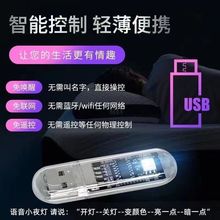 IJ6J人工智能语音灯USB小夜灯夜用睡眠声控灯全自动声控卧室床头l