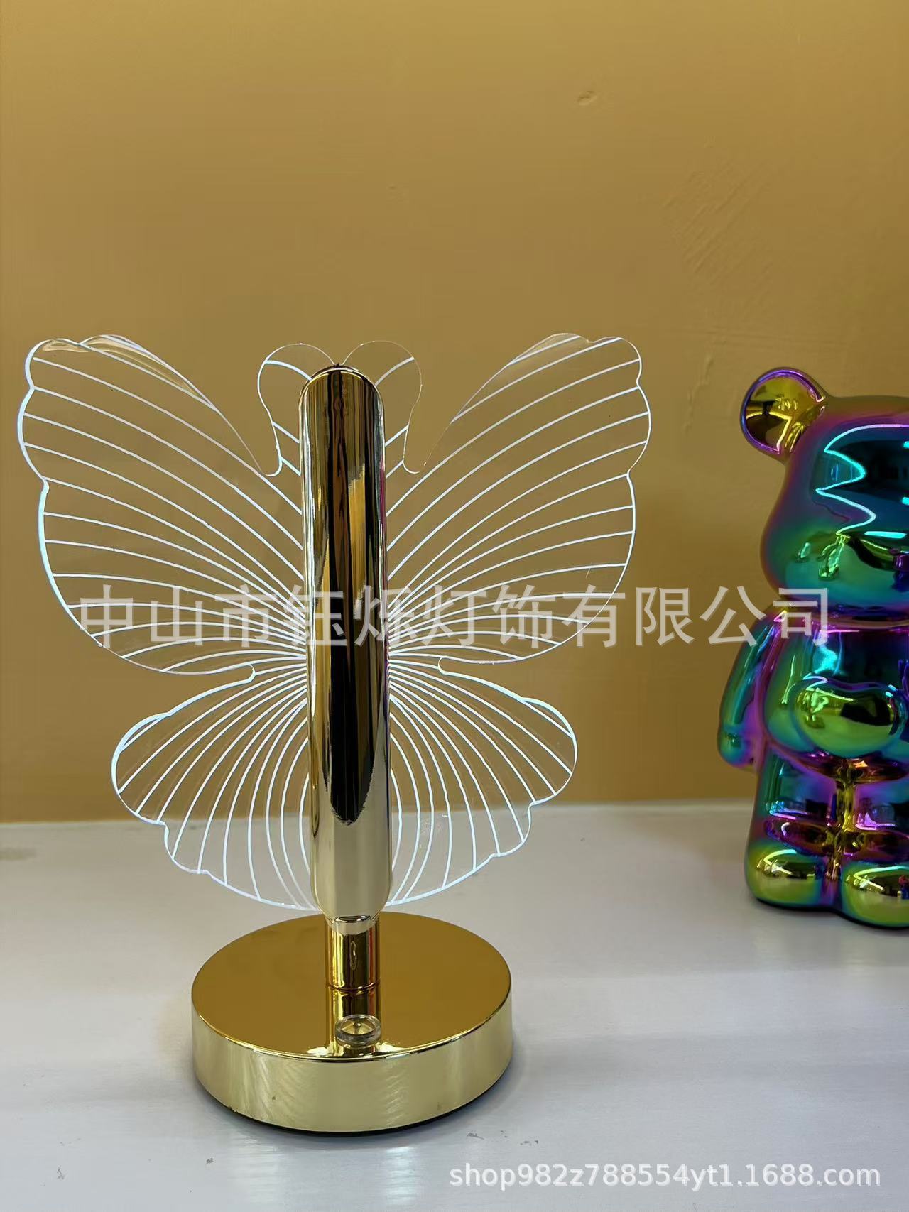 Suministro directo de fábrica estilo minimalista moderno red ins cama dormitorio cabecera acrílico tres colores atenuación luz nocturna creativa