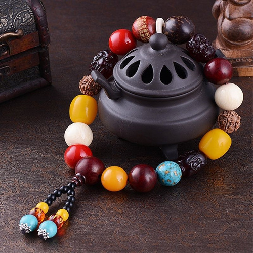 Car pendant Bodhi seed security talisman stall Buddha beads car hanging jewelry car interior bracelet jewelry