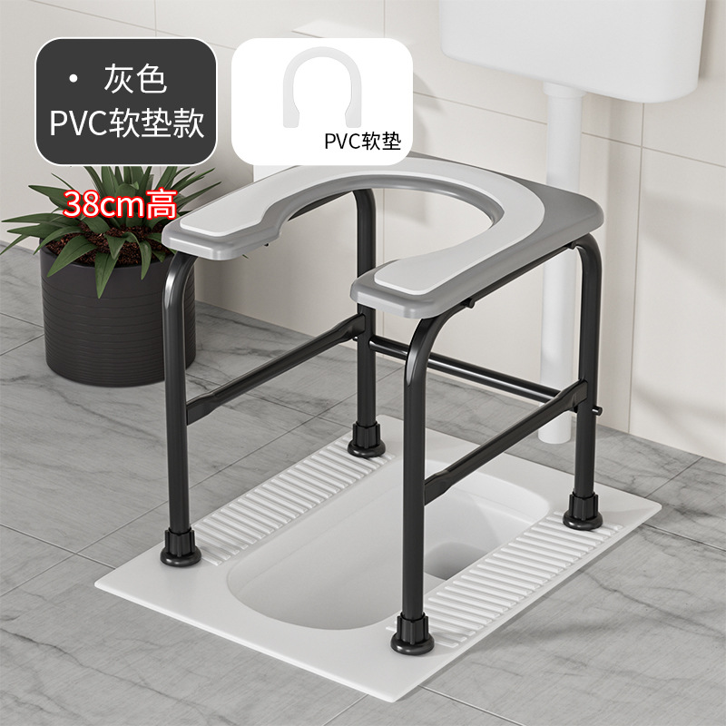 Silla de Inodoro Móvil de Plástico PP para Baño e Interior image 11