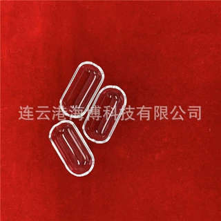 耐高温可定制 透明高纯石英舟 太阳能专用 透明石英玻璃舟
