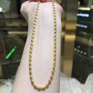 18K Gold Diamond Necklace Au750 Color Gold Solid Clavicle Chain Accessible Luxury Niche Fashion Versatile Necklace Water Shell Gold