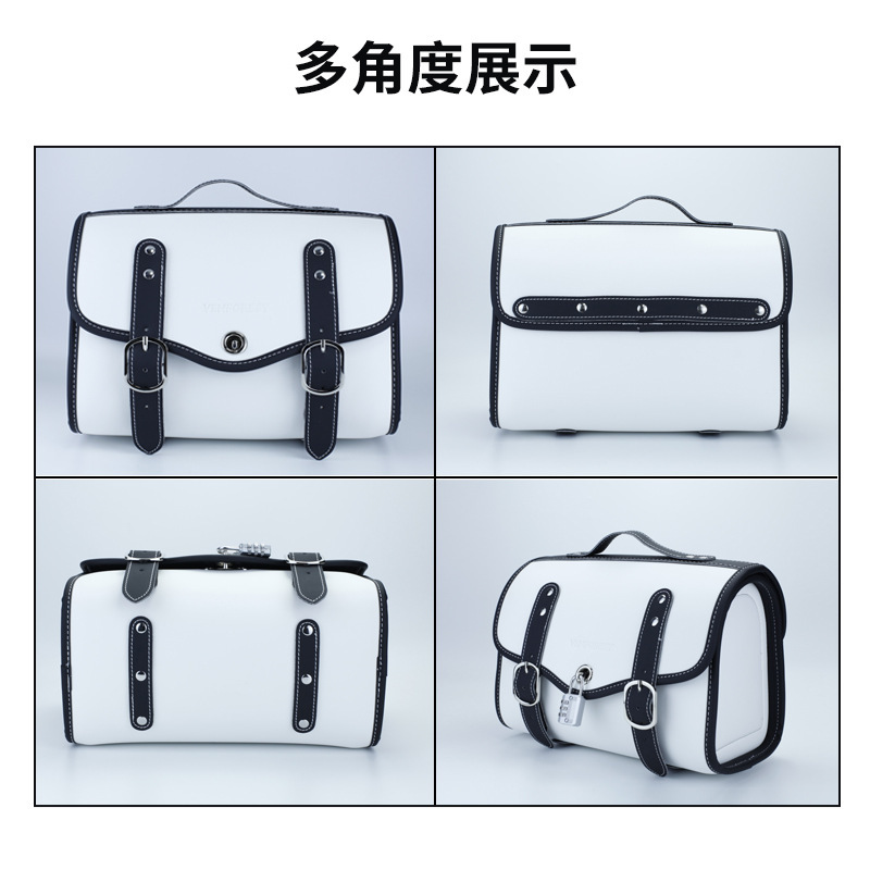 Motorcycle and Electric Vehicle Riding Bag, Sun-Proof and Waterproof, Side Rear Seat Storage Bag, Rear Seat Bag, Tail Box, Rear Trunk, Motorcycle Travel