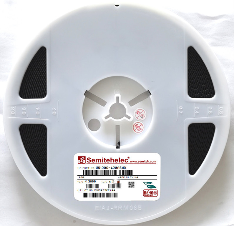 UN1206-420ASMD 贴片陶瓷气体放电管 1206 SEMITEH 全新原装正品