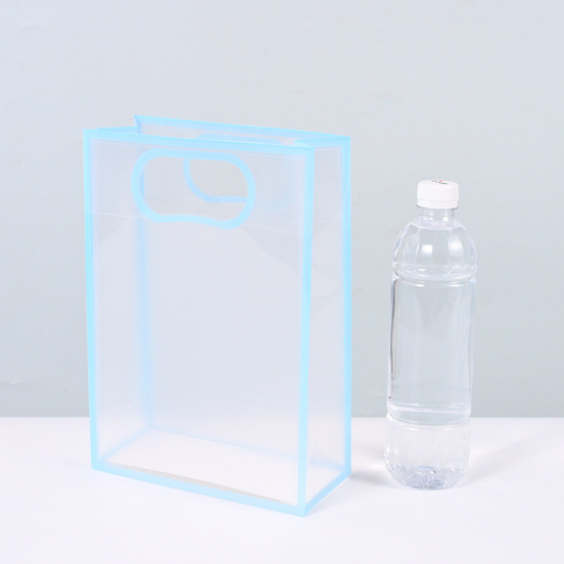 PP bolsas transparentes de mano de alto grado de sensación de 1 de junio día de los niños con regalo de mano plástico esmerilado regalo de cumpleaños de boda bolsa de regalo